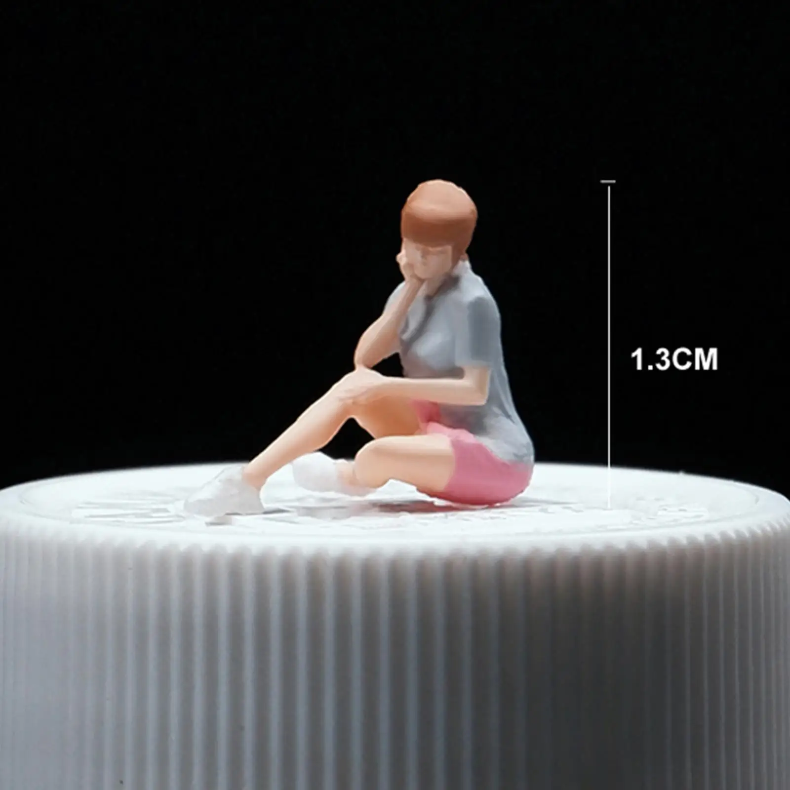 Miniature figure/64 Scale Tiny People People Figure Doll Toy for Dioramas