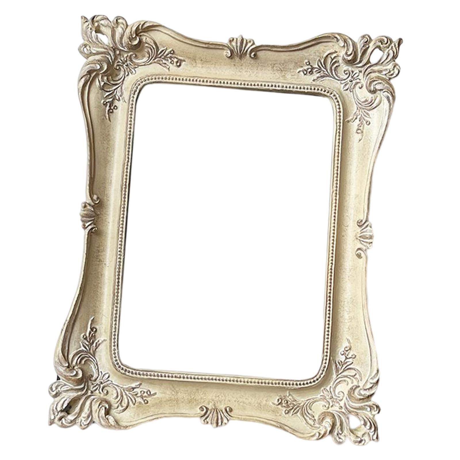 Luxury Antique Picture Frame Tabletop and Wall Hanging Wedding Gift Freestanding Deluxe Floral Design Vintage Photo Frames