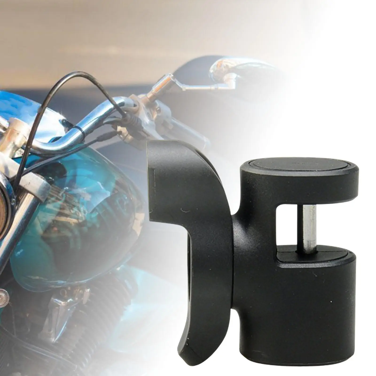 Motorcycle Helmet Lock Padlock Durable for Secures Helmet Metal Fit for Bicycle Electric Bike Scooter Mountain Bike Motorbike
