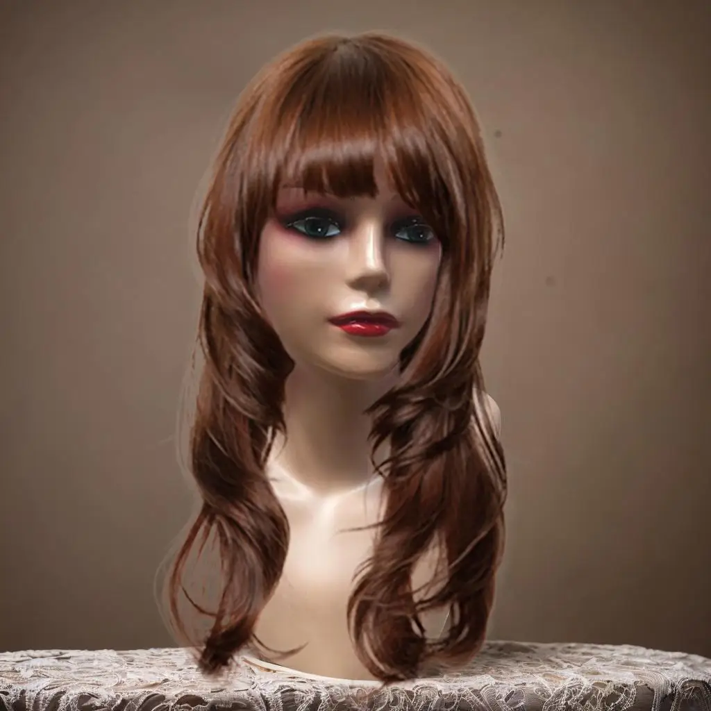Bald Mannequin Head Female Wigs Display Model for Shop Eyeglasses Wig Making