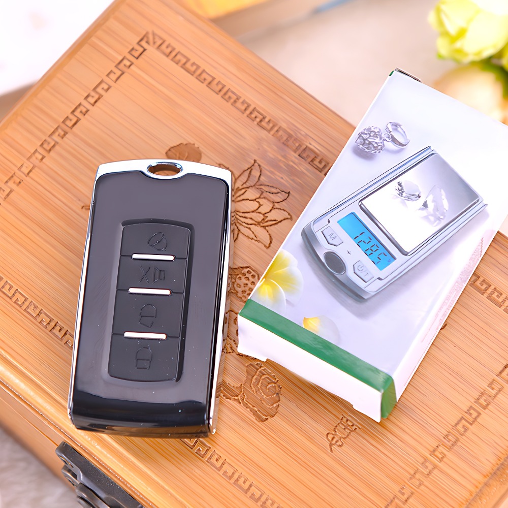 Title 19, 1Pc 200g 0.01g Precision Portable Car Key Shape...