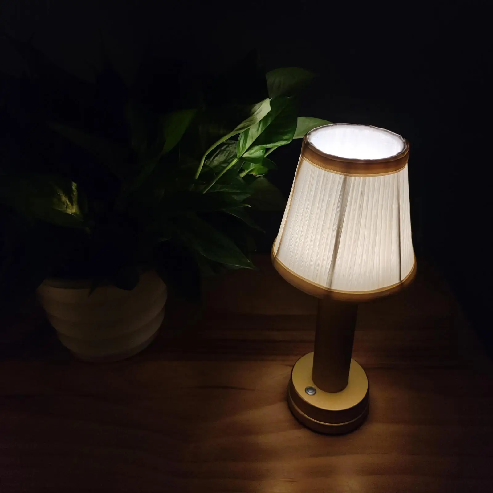 Modern Cordless Rechargeable Table Lamp LED Nightstand Bedside Night Light