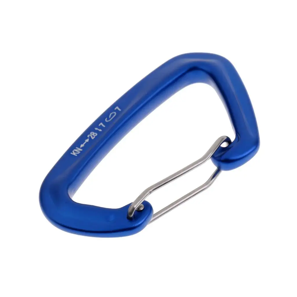 28KN Wire Gate Clip Applies to Carabiner Hooks Rock Climbing Climbing Quickdraw