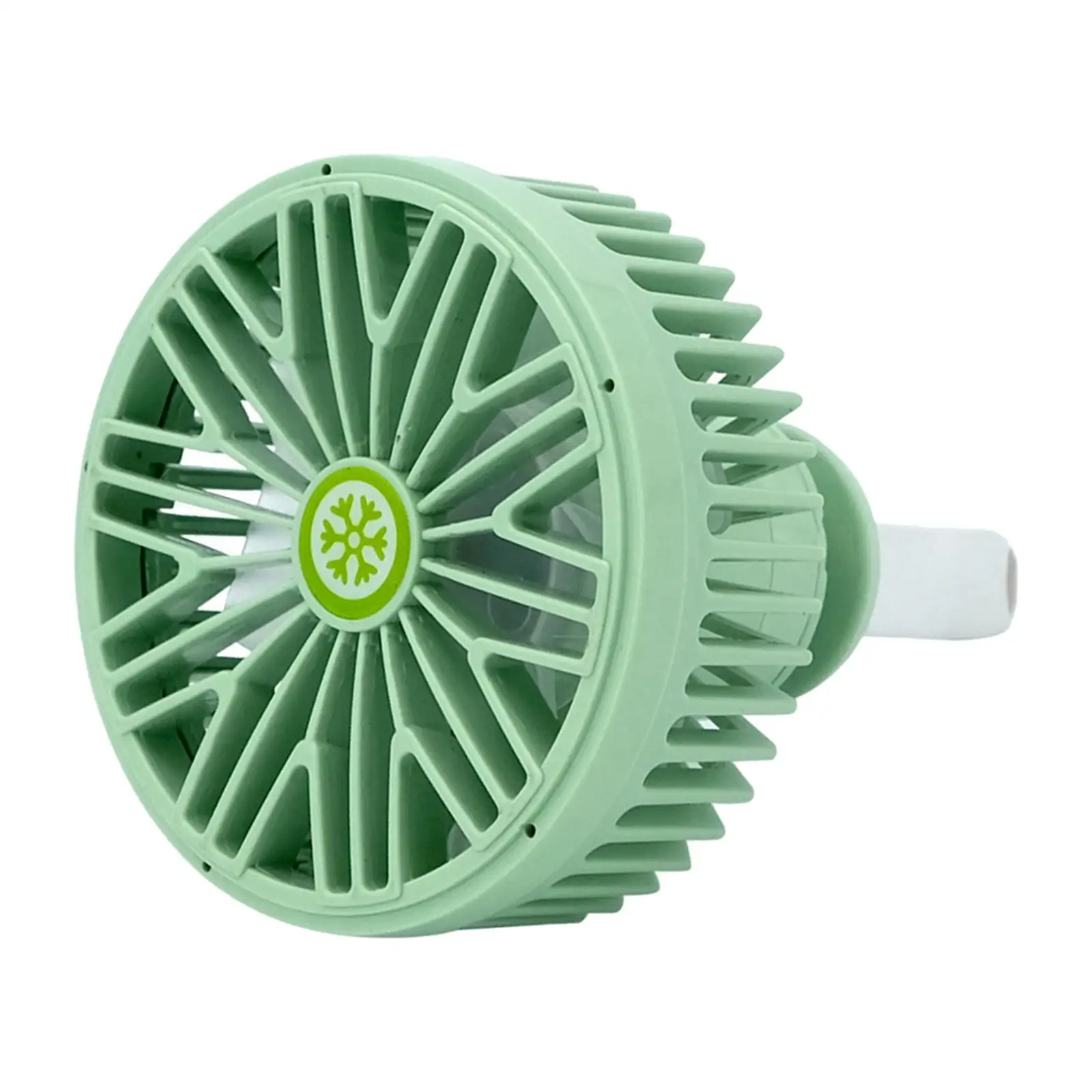Vehicle Car Cooling Fan Vent Clip Fan 360 Rotation, with Night Light Air Conditioner