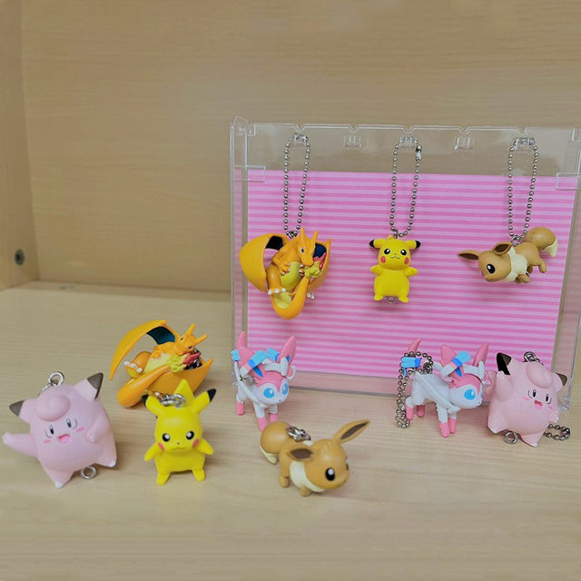 Pokemon Pikachard Gachapon Capsule outlet Mini Figure Set of 3