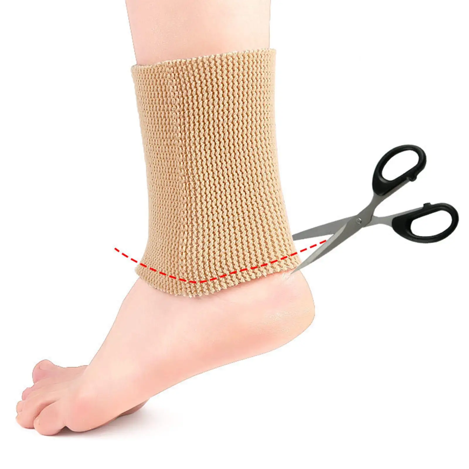 Durable Ankles Brace Sleeve Elastic Protective Tendon Sprain Pain Nylon Ankle