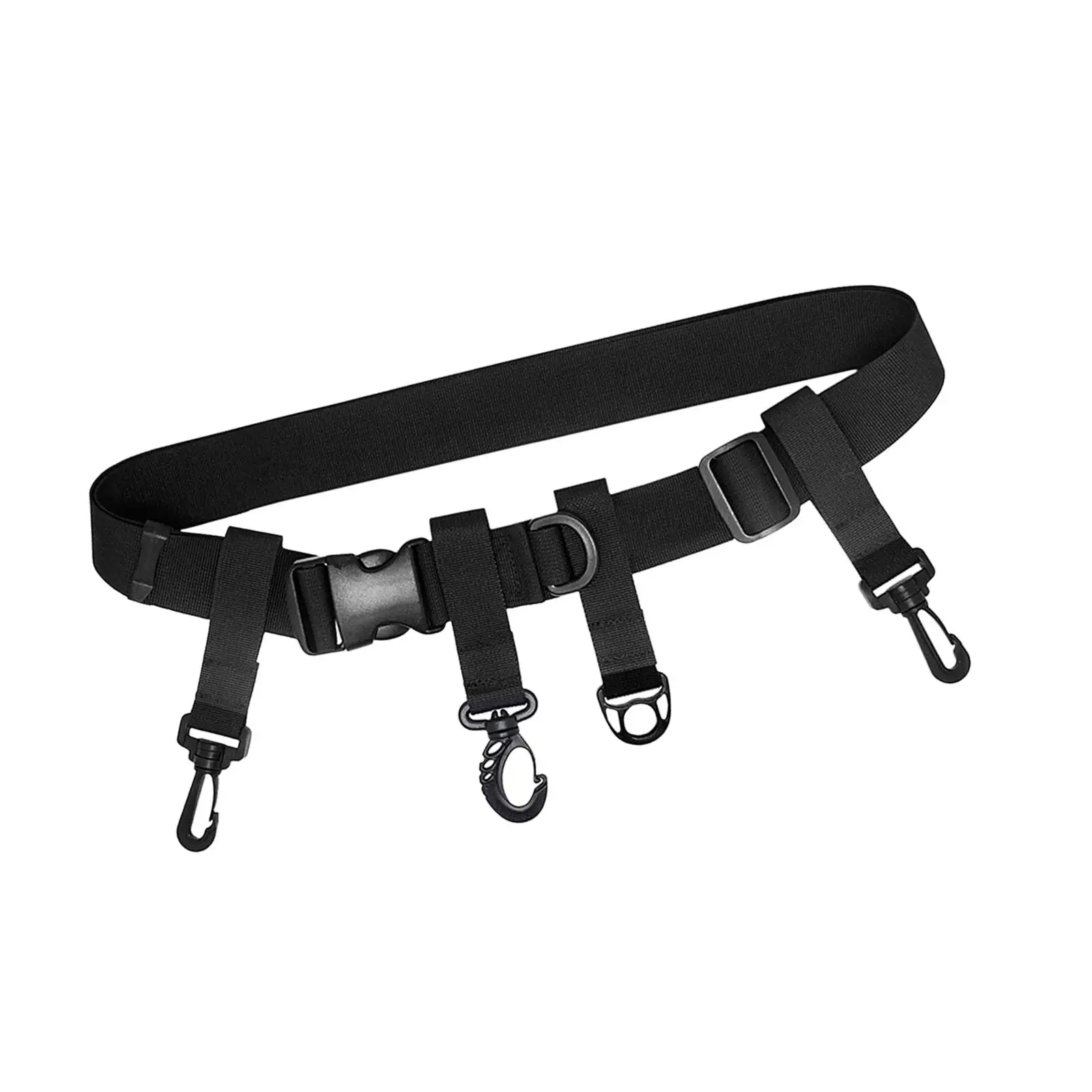 Adjustable Fishing Wading Belt for Fly Fishing Quick Release Buckle with Swivel