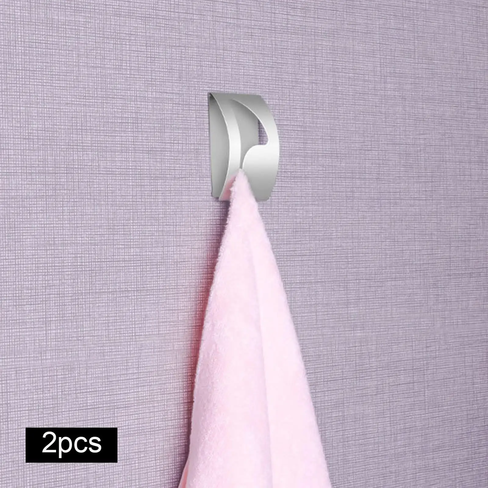 Stainless Hooks Shower No Drilling Towel Holder Hook for Bedroom