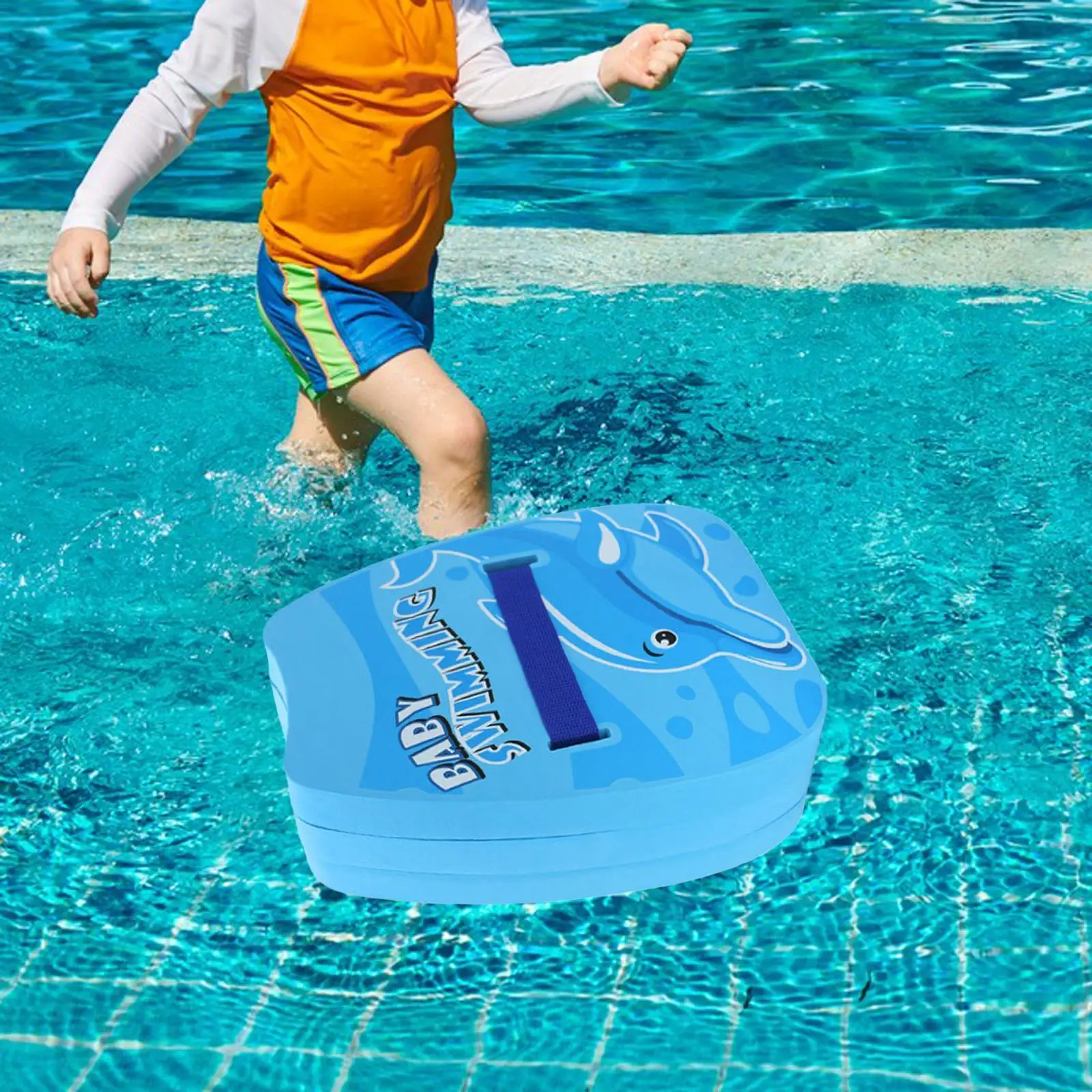 Swimming Kickboard Plate Practical Reusable Multipurpose Sturdy Lightweight EVA