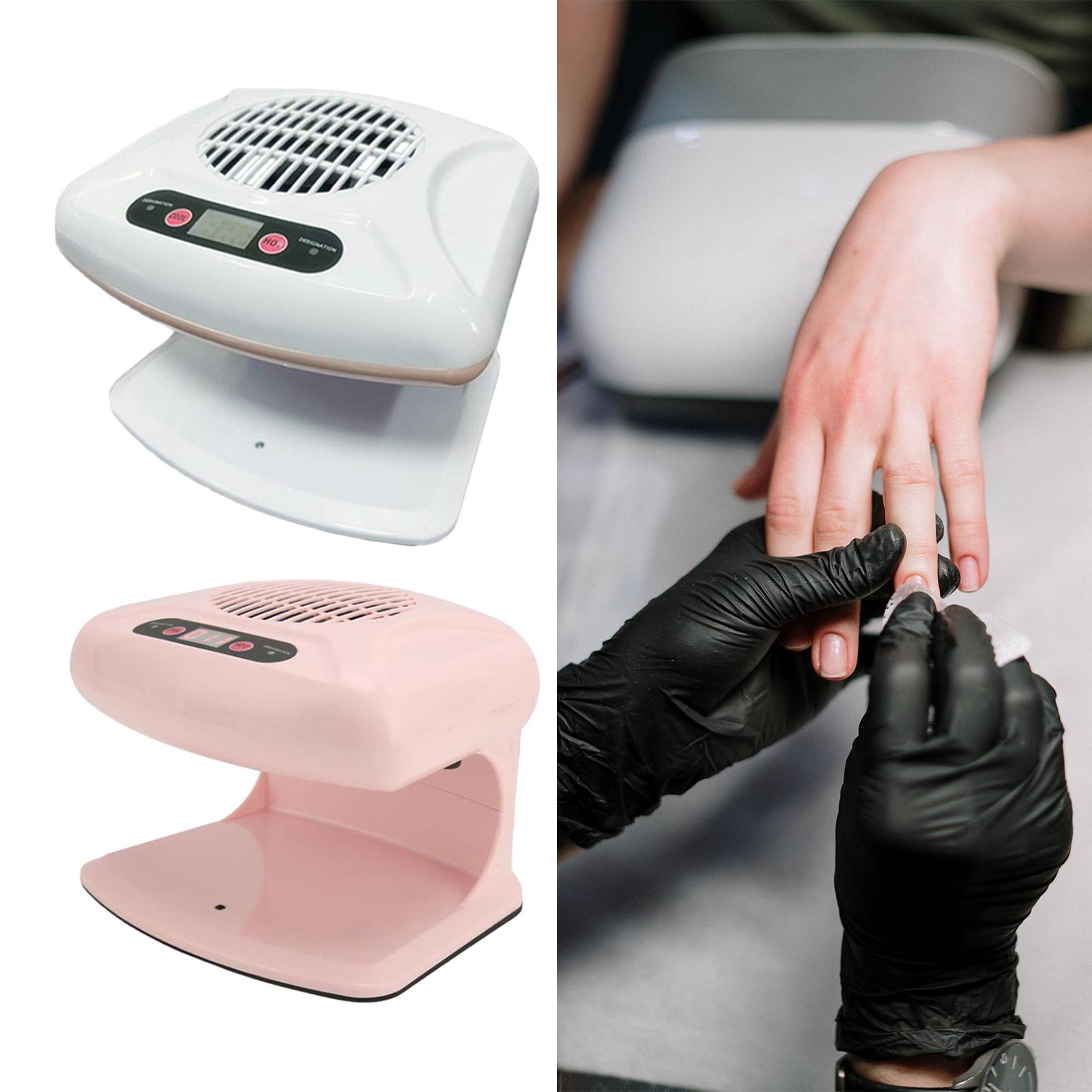 Air Nail Dryer Fan with Warm and cool wind Nail blow Dryer Machine for Fingernail Toenail Professional Salon and Home Use