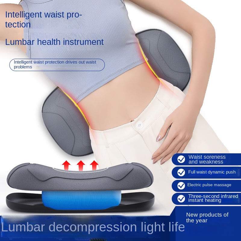 Best of Electric Lumbar Traction Massager For Pain Relief Adjustable Intensity Vibration Intelligent Inflatable Back Posture Corrector Reviews & Tips