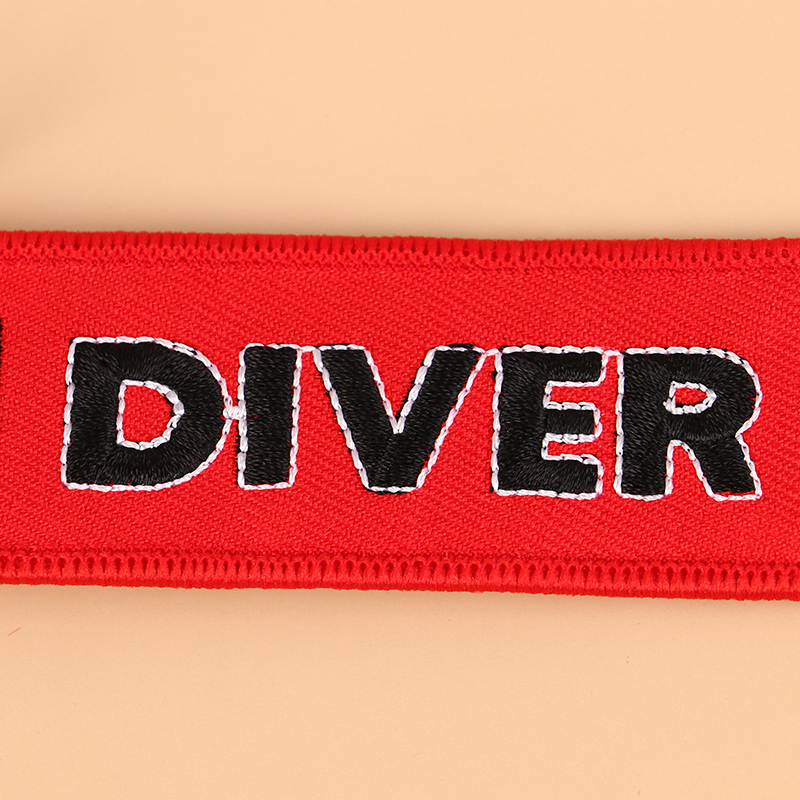 Auto-Schlüsselanhänger, Stickerei, Taucher-Schlüsselanhänger, Schlüsselanhänger, ATV-Schlüsselanhänger, Tasche, Gepäckanhänger, Reise, Tauchen, Rucksack, Tasche, Flagge – Detail 9