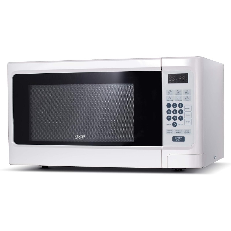 Title 1, Countertop Microwave Ovens Stainless Steel, 1.1...