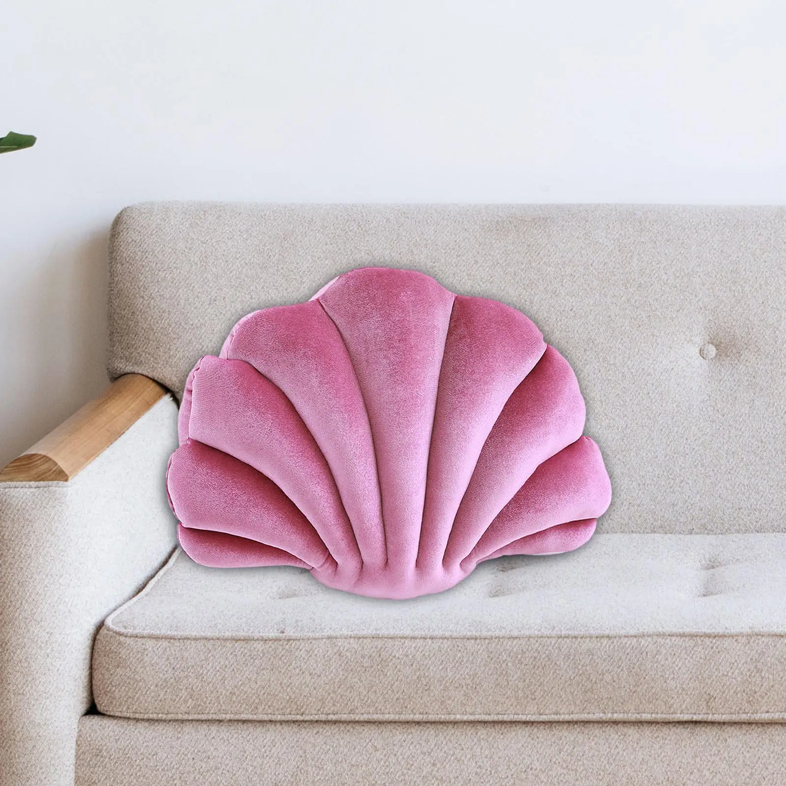 Seashell Shaped Pillow Couch Cushion for Car Living Room Home Office