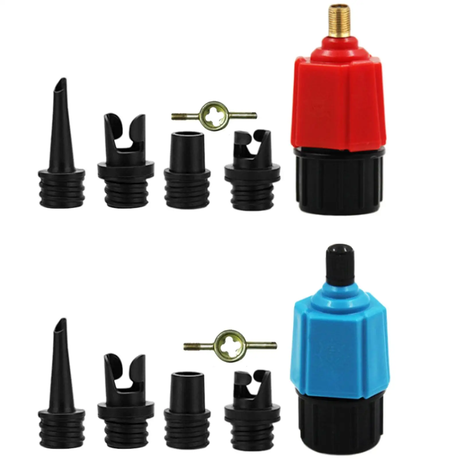 5 Pieces Pump Adaptor Inflatable Connector Replacement Boat Pump Adaptor