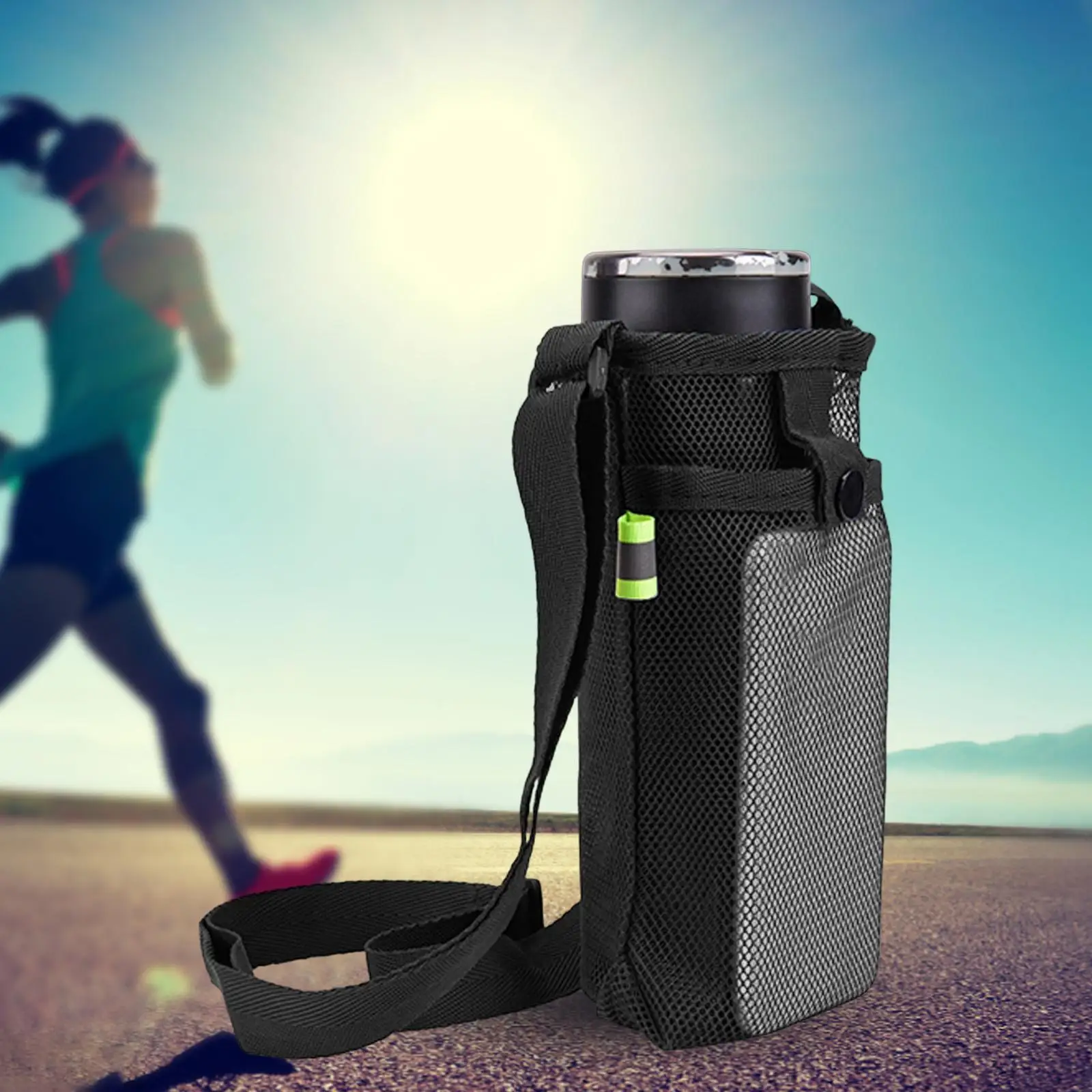 Carrier Bag Walking Camping Running Traveling Water Bottle Holder Pouch