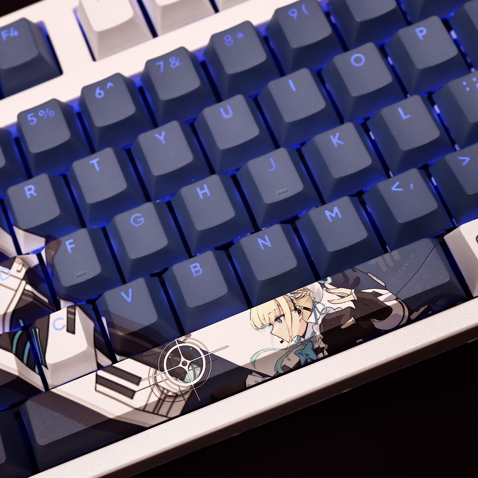 de Anime, Beauty Girl Key Caps, Cereja