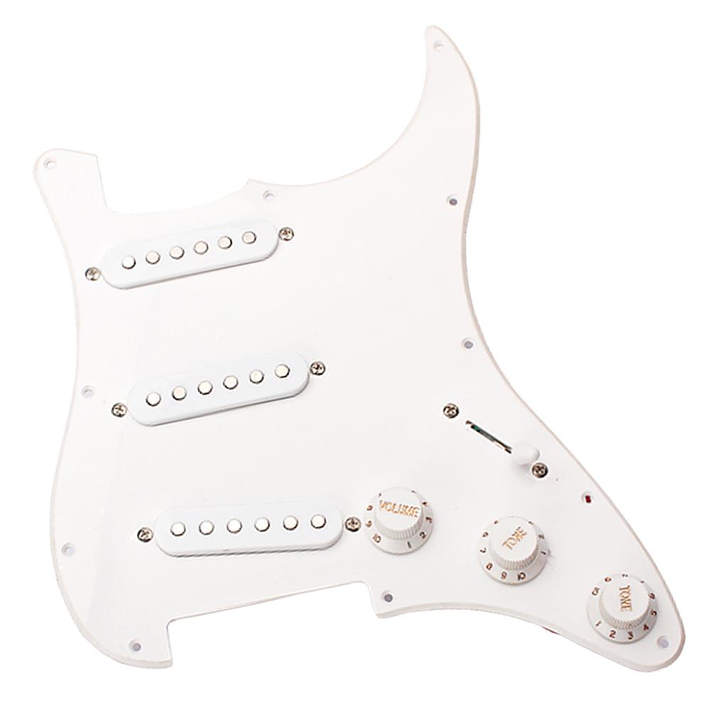 SSS Loaded Prewired Humbucker Pickguard Pickup Set for Electric Guitar