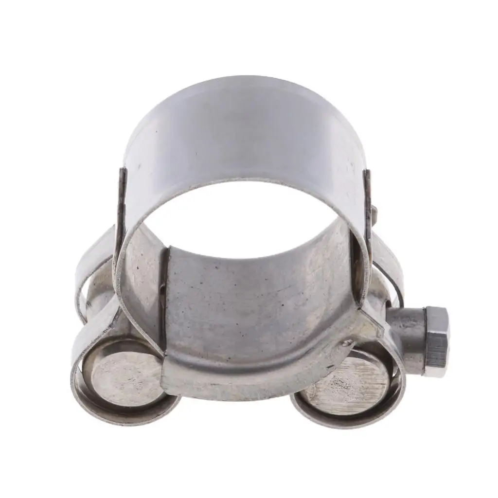 Universal 26 28mm Motorcycle Stainless Steel Exhaust   Clamp