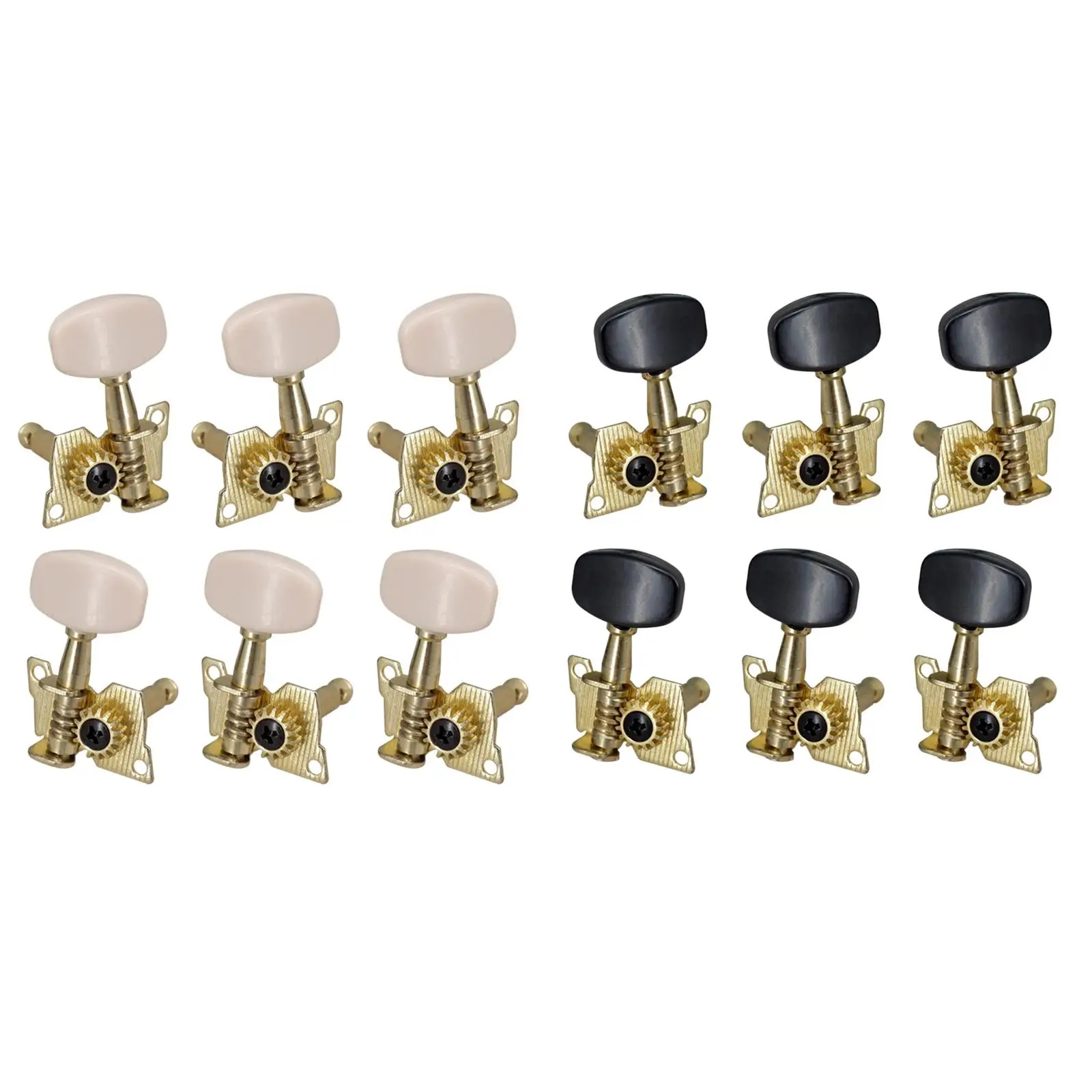 6x 3L3R Guitar Tuner Pegs Right Left Guitar Tuning Pegs for Electric Guitar Musical Instruments Replacement Parts