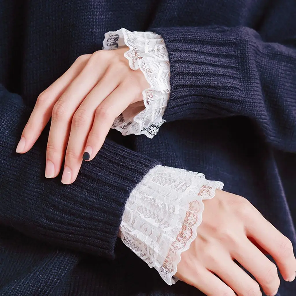 Elegant   Wrist Sleeve Short Winter Arm Warmer Cuffs Wristband