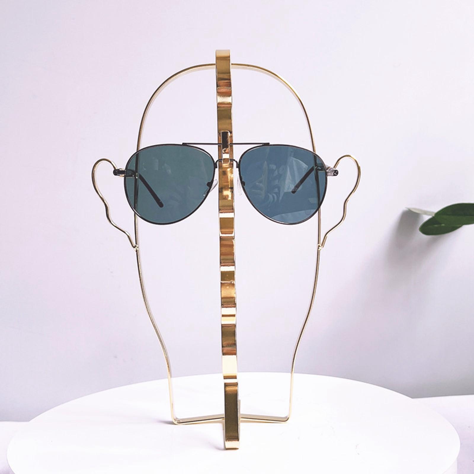 Sunglasses Organizer Rack Character Modeling Metal Sunglasses Display Stand for Bookshelf Bedroom Tabletop Stores Dressing Room