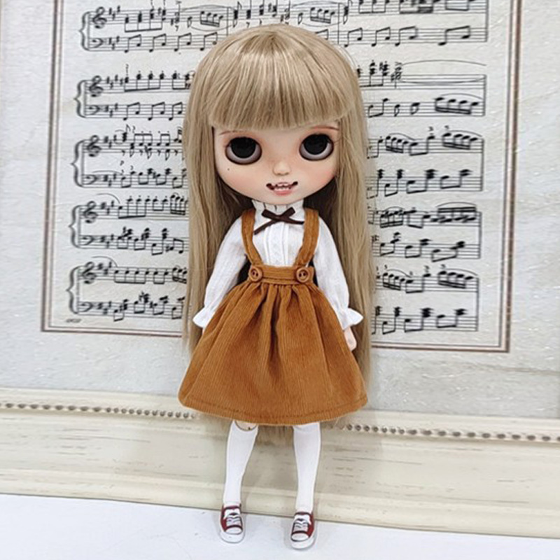 Neues Blyth Spitzenhemd Rock Prinzessinnenkleid Cord-Trägerkleid Rock Mehrfarbig für Licca Ymy Azones Ob24 Ob27 Puppenzubehör – Detail 2