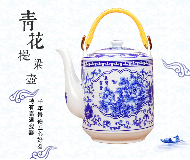 Teiera Artigianale In Porcellana Da 200 Ml - Cotta Ad Alta Temperatura - Perfetta Per Gli Amanti Del Tè - Foto 6