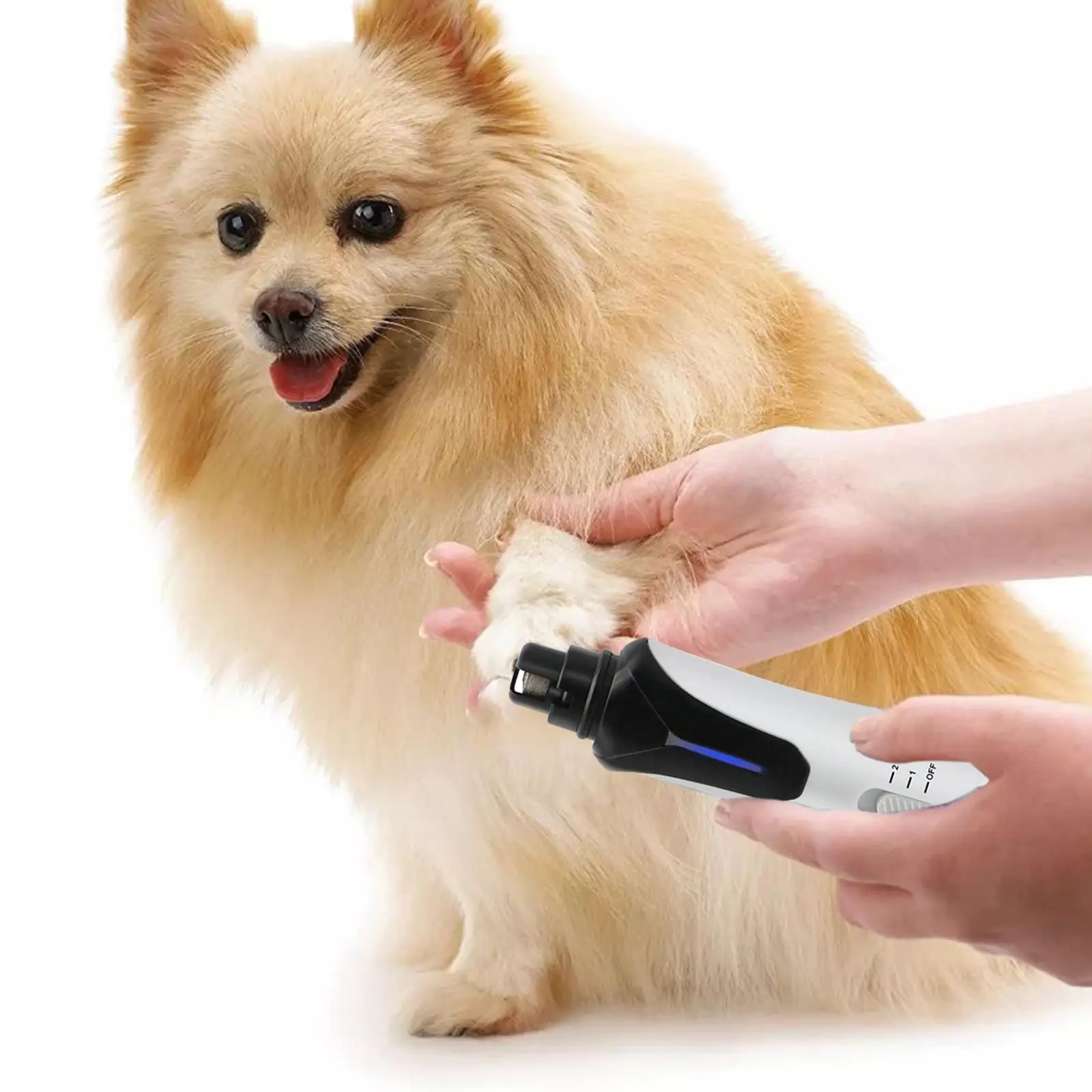 Dog Nail Grinder Painless Quiet Paws Grooming & Smoothing Dog Nail Clippers