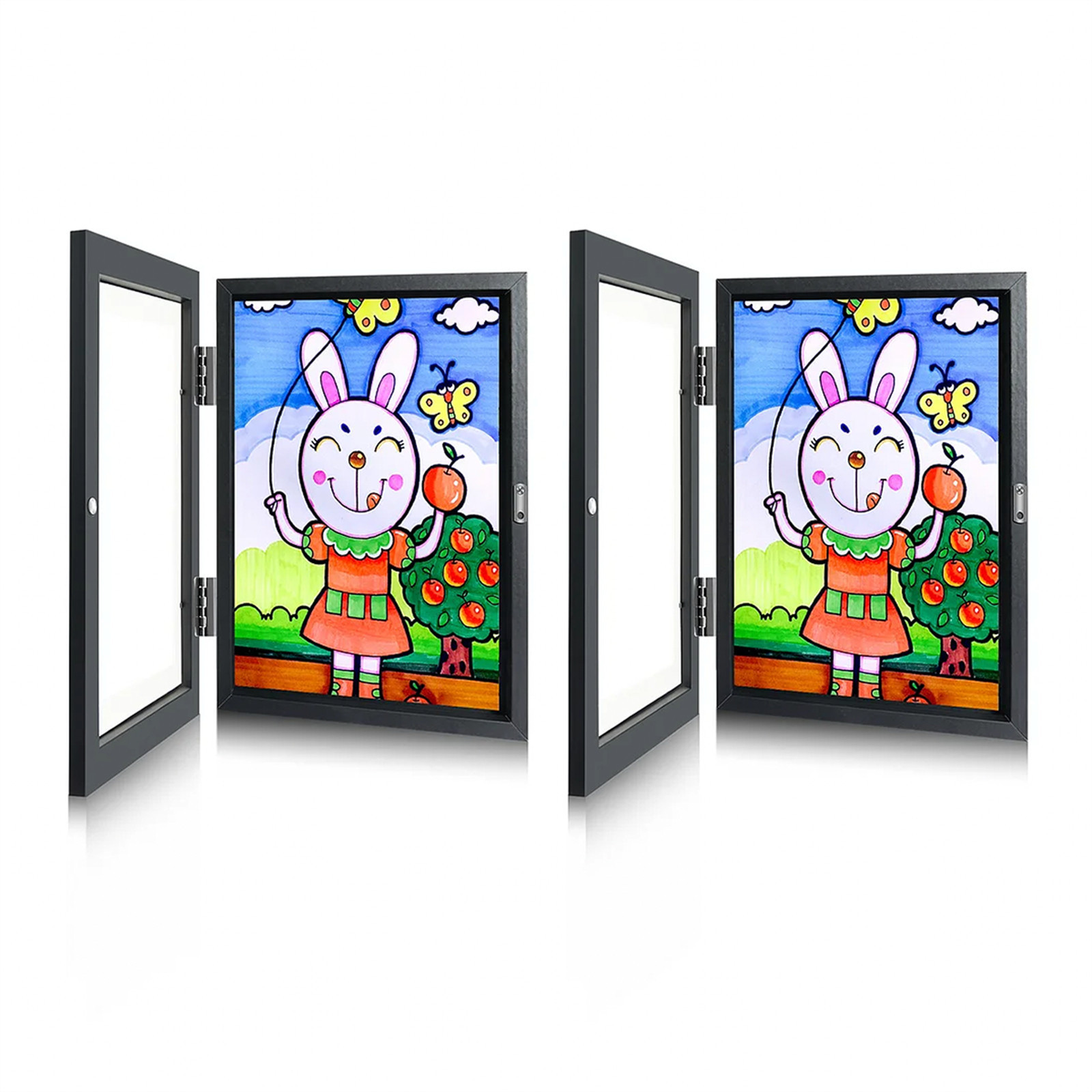 Title 11, Art Picture Frame-hinged Front Opening Changeab...