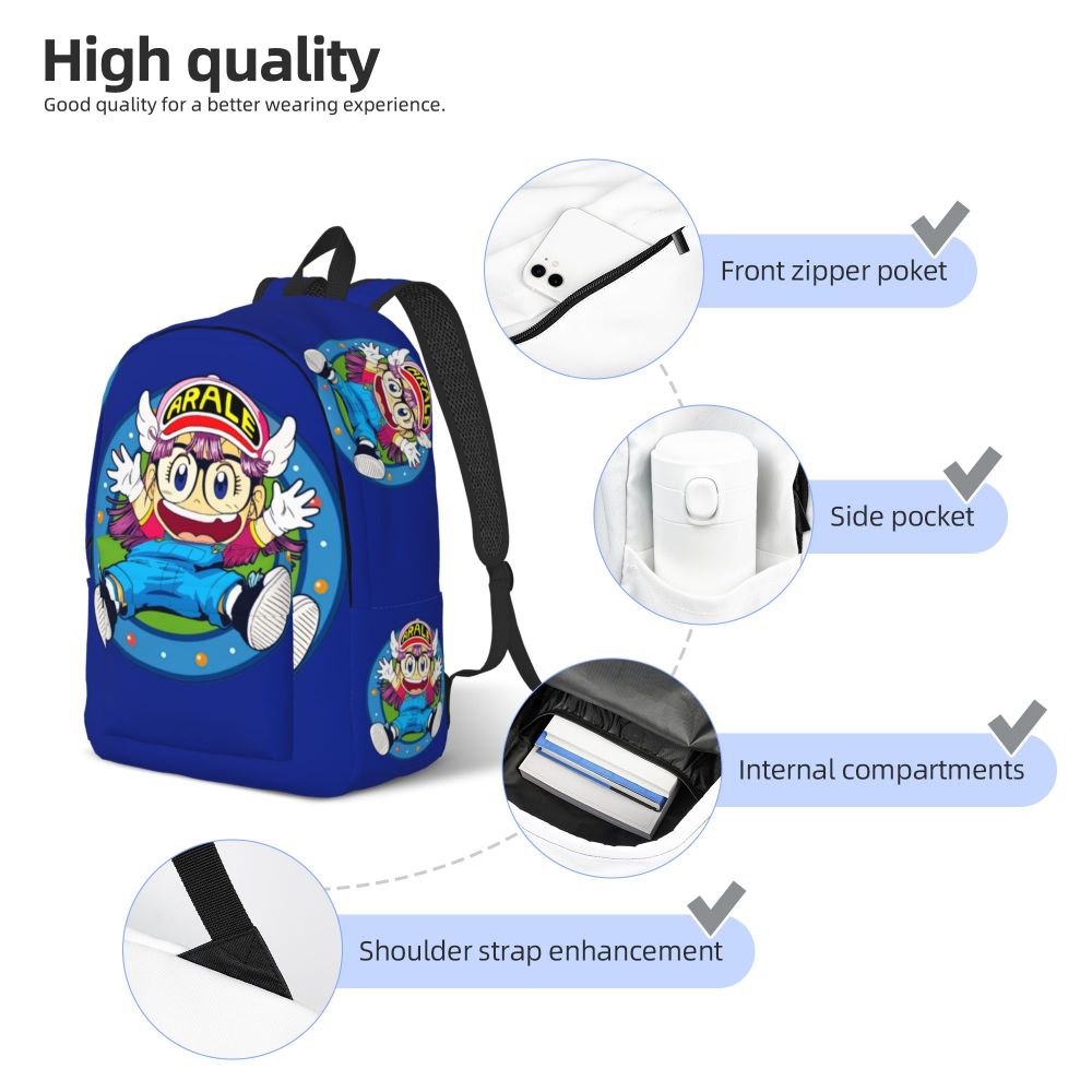 universitários, Anime sacos, Bookbag Fits 15 