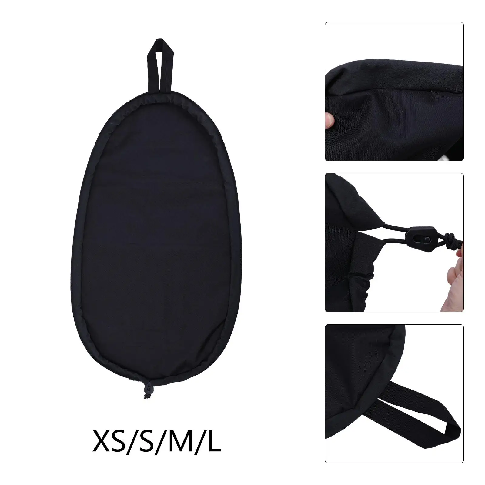 Kayak Cockpit Cover Cockpit Protector Waterproof Adjustable Sun Protection Dustproof 600D Oxford Cloth Seat Cover for Transport