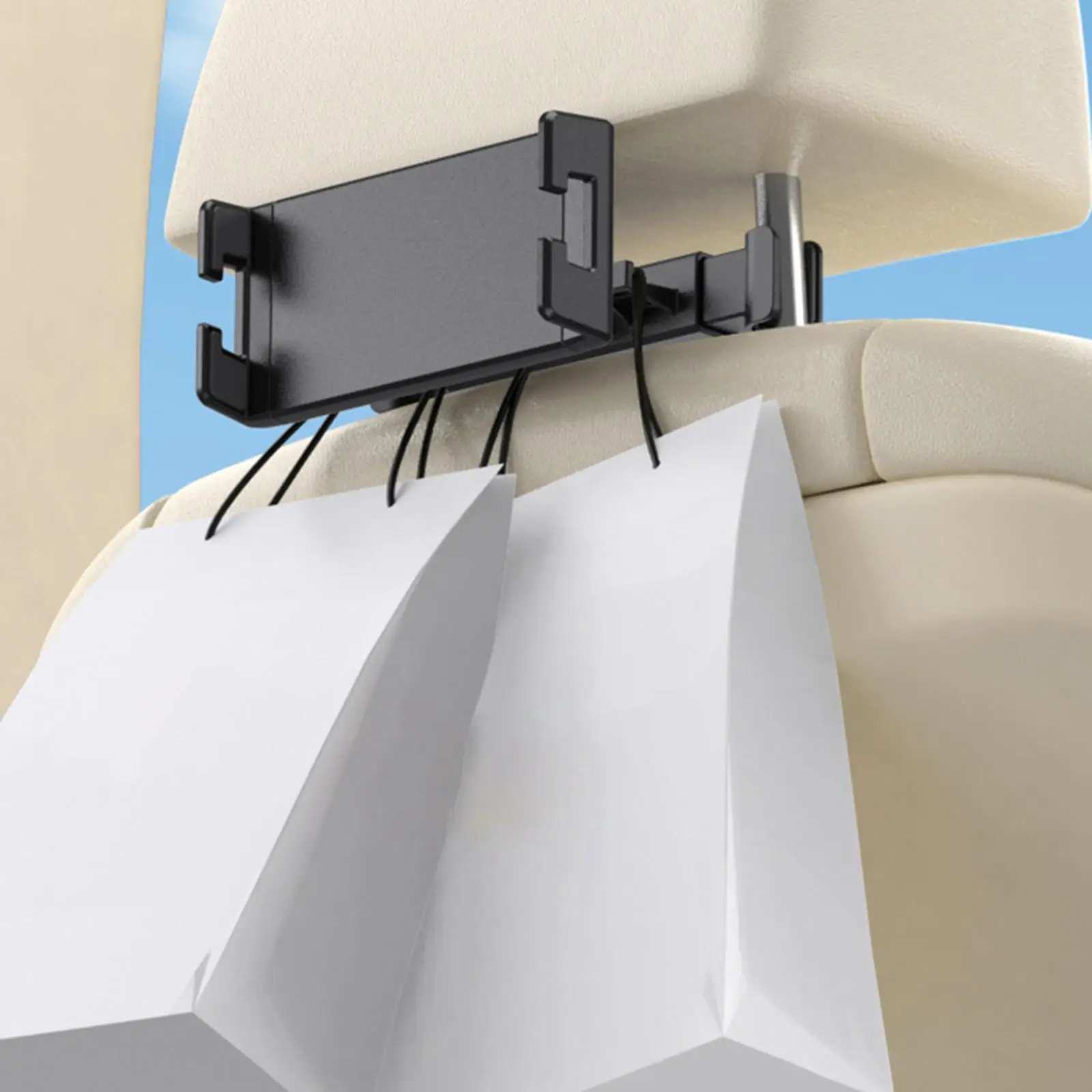 Car Headrest Mount Tablet Holder Universal Tablet Stand Cradle for 5.8-12.9Inches Smartphones tablet Devices
