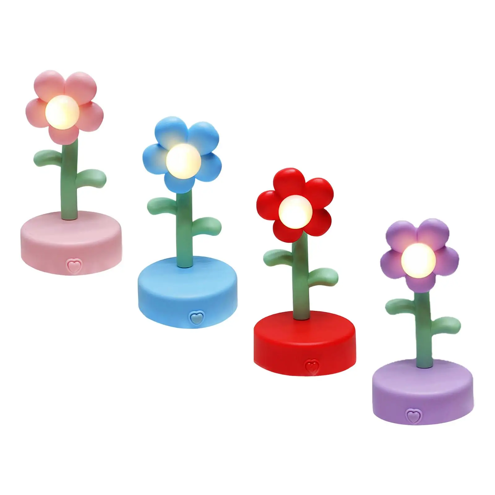 Creative Flower Table Lamp Night Light Portable Decorative Desk Lamp for Party Wedding Bedroom Decoration Birthday Gift