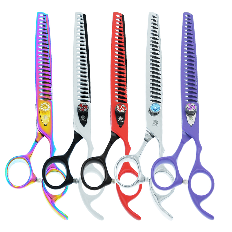 Best of 8.0&quot; Purple Dragan Pet Grooming Thinning Scissors Dog Cat Beauty Grooming Shears Japan Steel Animals Hair Trimming Tools B0059B Reviews & Tips