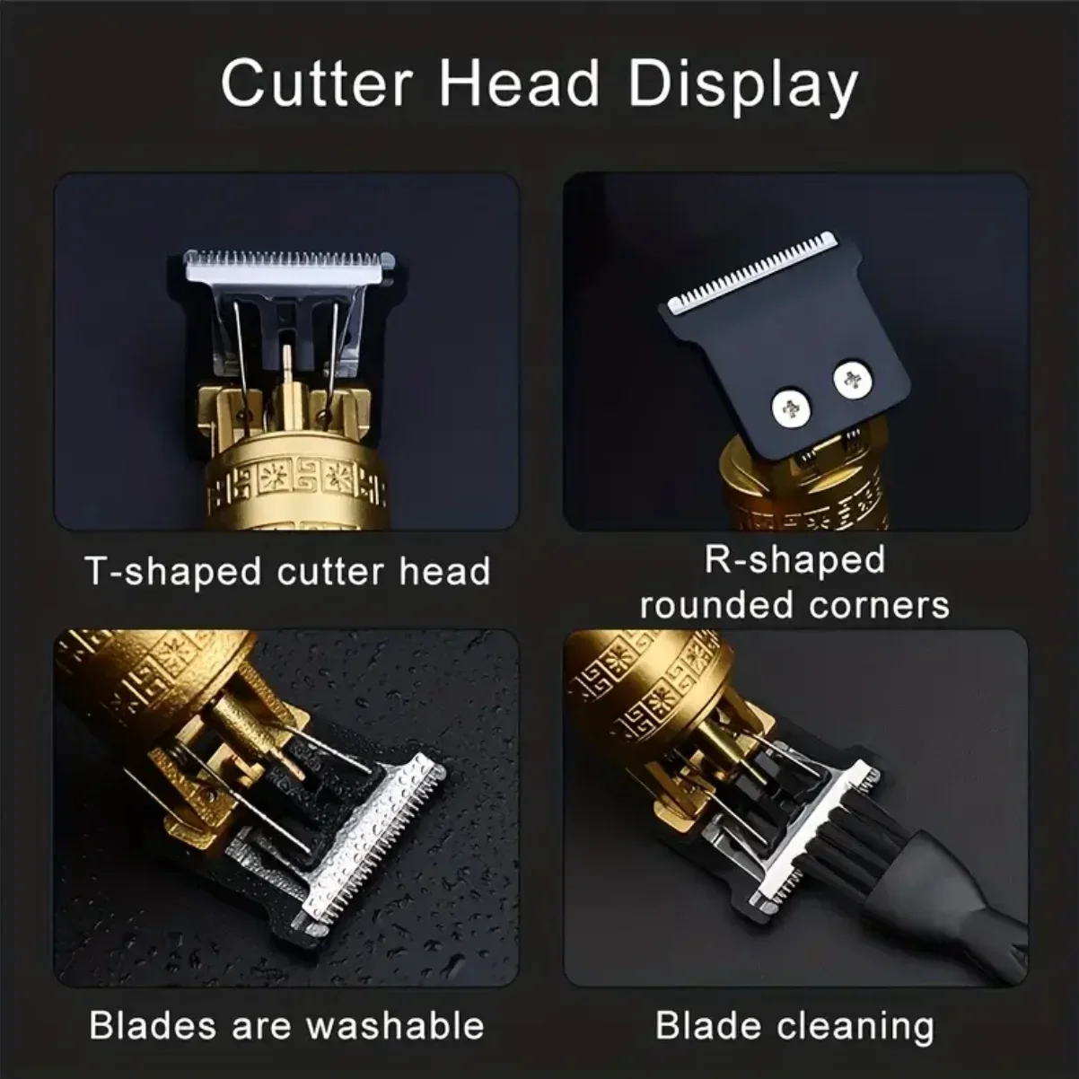 Title 4, T9 Vintage Electric Cordless Hair Cutting Machi...