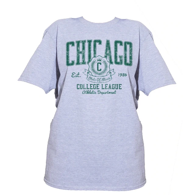 Chicago retro Tshirt SR3F0  Shirt print design, Tee shirt designs