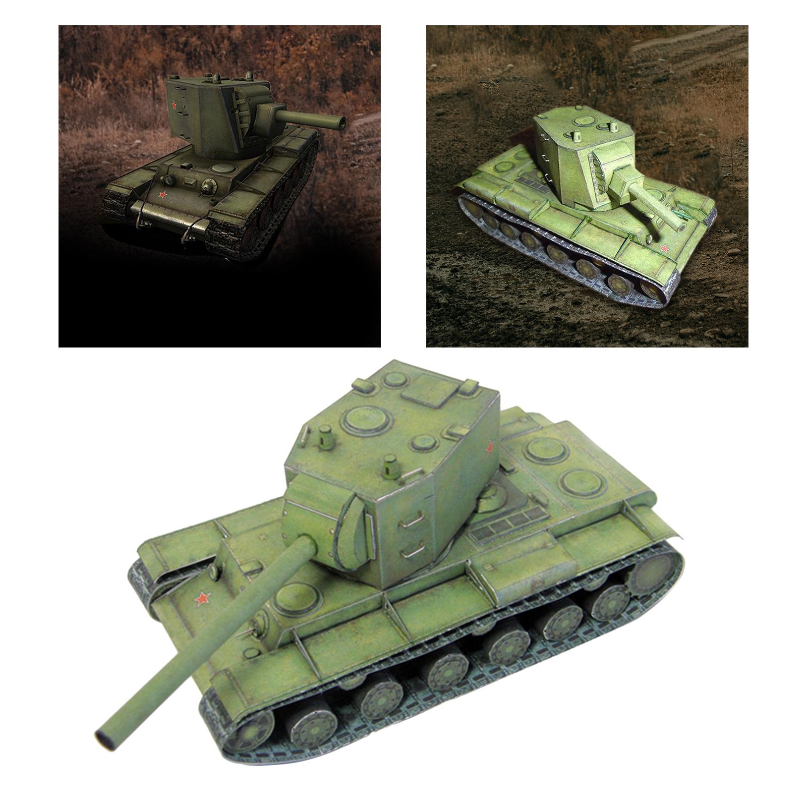 1/35 Tank 3D Paper Puzzle Craft Toy for Collectables Adults Kids Easily Assemble