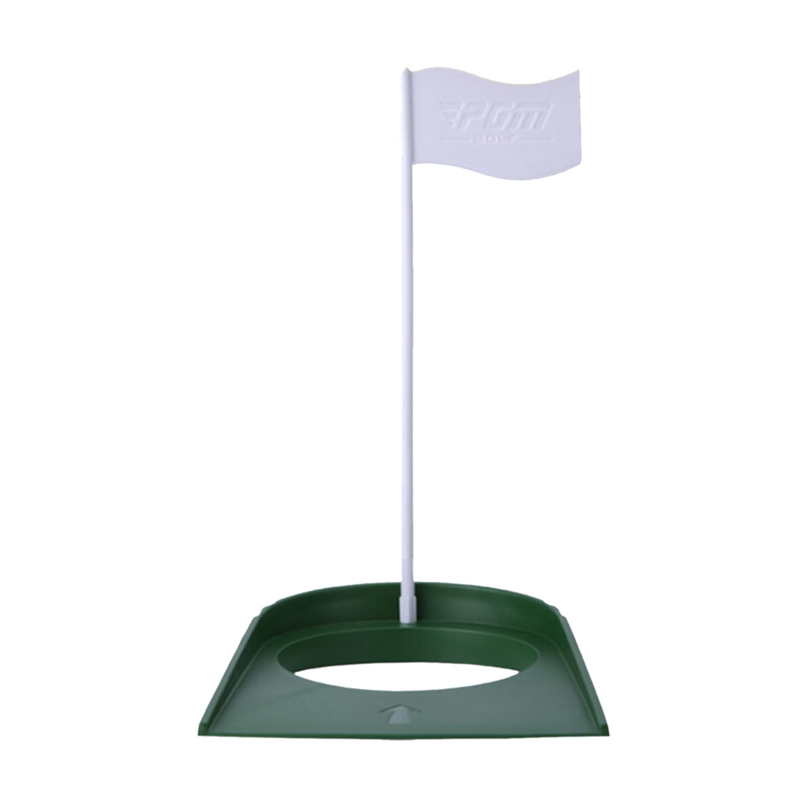 Golf Putter Green Hole Cup Flagpole Hole for Home Yard Indoor Outdoor