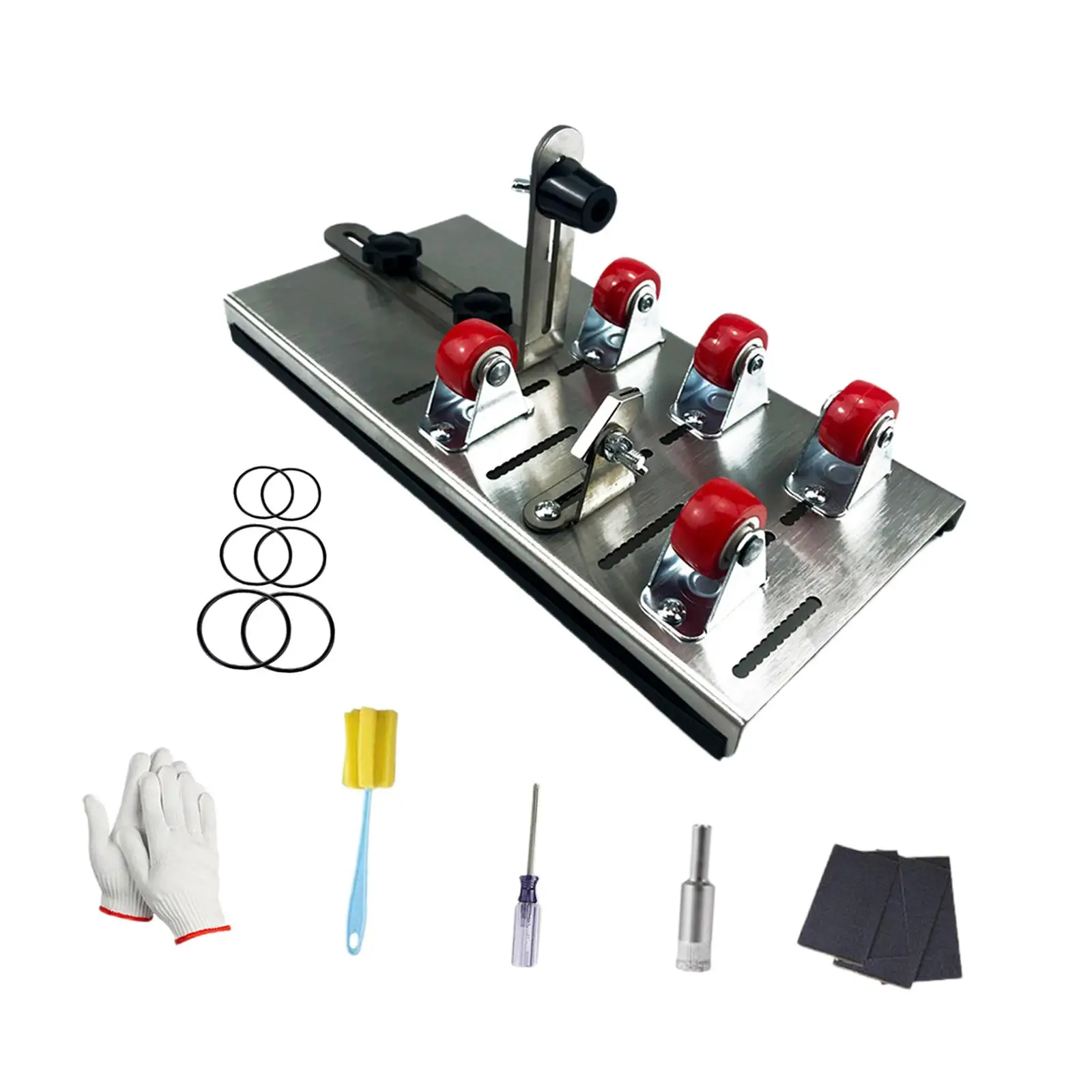 Glass Bottle Cutter Set Stainless Steel Making Candlesticks Vases Glass Cutting Tool for Cutting Wine Liquor Champagne Beer