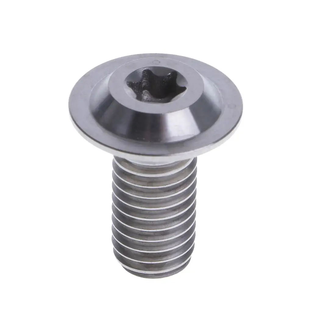 M8 x 16 Titanium Motorcycle Brake Disc Rotor Mount Bolt Screw Titanium Alloy Disc Rotor Mount Bolts Screw