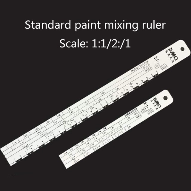 Varnish Curing Agent Thinner Scale Steel Corrosion-resistant Car Paint  Ruler - Hand Tool Sets - AliExpress