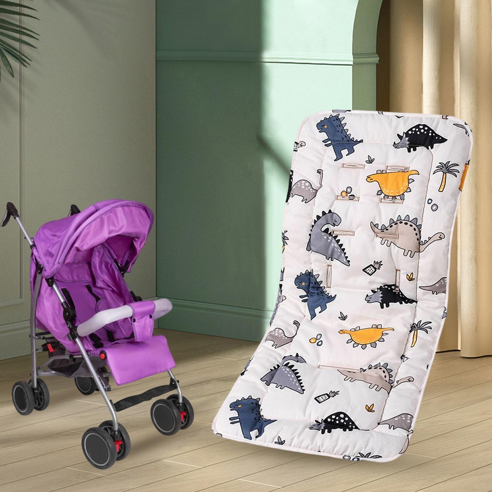 Baby Carriage Cushion Trolley Mattress Breathable Thicken Liner Mat Pram Seat Cushion Seat Liners for Buggy Accessory