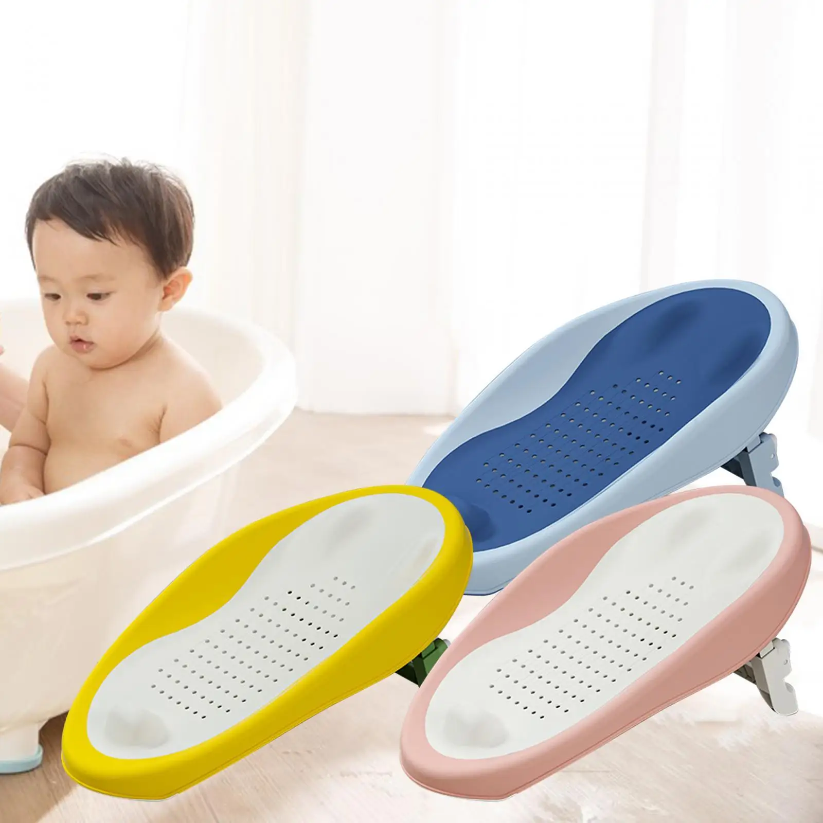 Baby Bath Support Use in The Sink or Bathtub Comfortable Bath Net for Infant