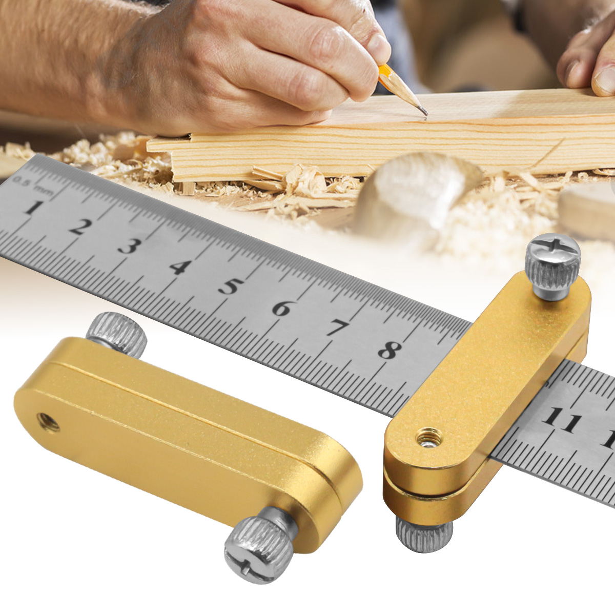 Lineal Position ierungs block, Holz bearbeitungs linie Locator Stop Block Limit Position ierungs block Richt vorrichtung Einstell block Schreiber – Detail 15