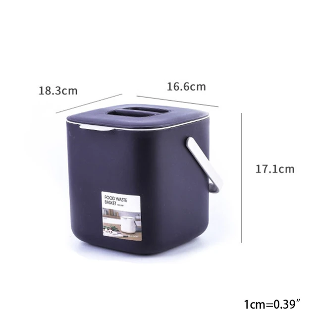 Compost Bin, Peel Bucket For Home Kitchen, Odorless Compost Bucket For  Kitchen Food Waste, With Handle And 2 Charcoal Filters, 5 - AliExpress