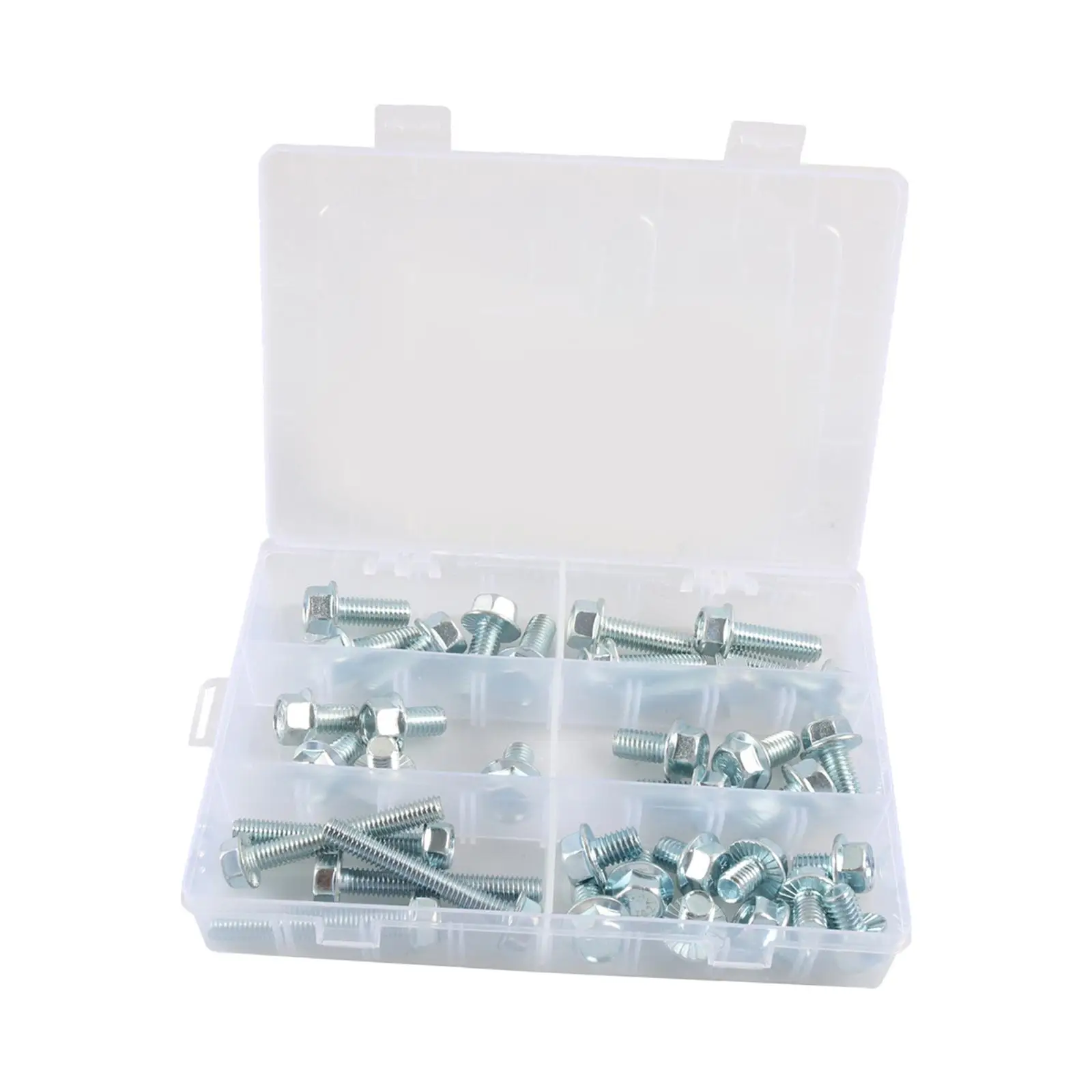 35Pcs nut bolts assortment, Fasteners Kits Stainless Steel 6 Different Sizes Retainer Universal Screw for Door Panel Interior