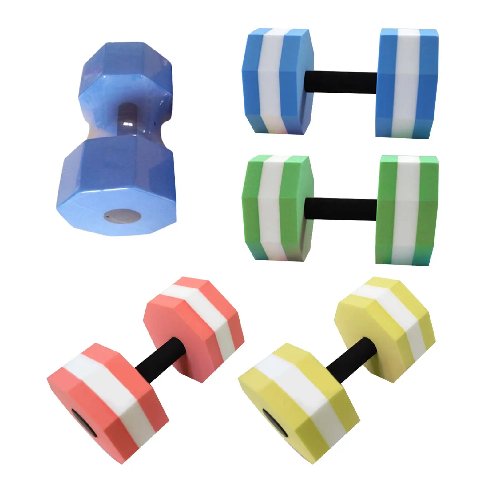 Water Dumbbells, Water Aerobic Exercise Foam Dumbbell Pool Resistance, Water