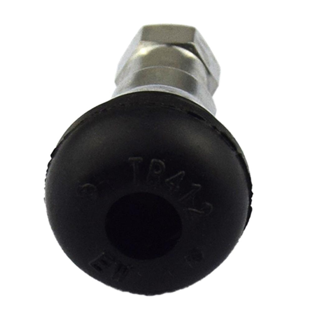 Tire Valve Stems Tyre snap-in Short Metal in chrome sleeve and cap