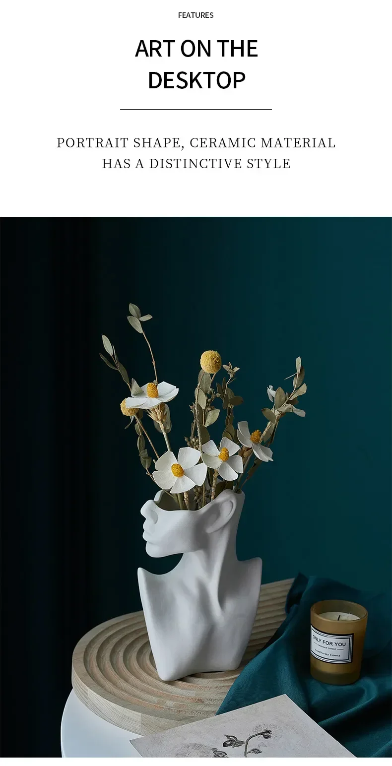 Creative Figure Flower Arrangement Nordic